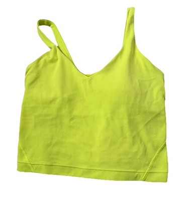Lululemon Align Tank Electric Neon Yellow Green Size XXS Yoga Activewear Top
