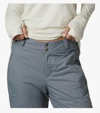 NEW Columbia Modern Mountain 2.0 Ski Snowboard Pants, Gray, Insulated, Women M