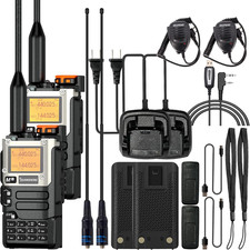 Quansheng UV-K5 8 Dual Band Two Way Radio 5W Long Range with NOAA - 2 Packs