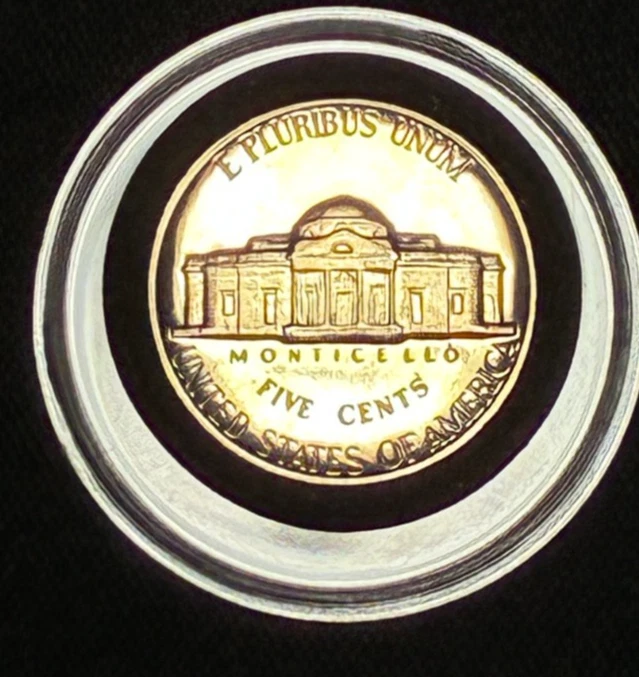 1967 p Uncirculated Jefferson Nickel 5 Steps Shown 5c Five Cents - Image 2 of 4