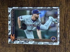 2025 New York Mets David Peterson Topps Series 1 SPRING TRAINING FOIL #131 SP