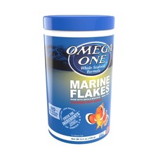 Garlic Marine Fish Food Flakes - 5.3 oz for Healthy Aquatic Diets