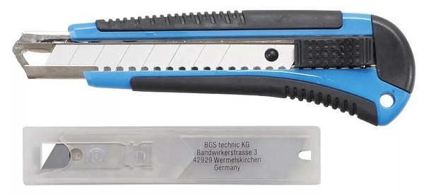 Cuttermesser Abbrechmesser Messer 18Mm Klingen Extra Schwere AusfüHrung Bgs 7955-image