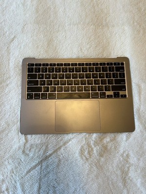 Apple MacBook Air 13in M1 2020 Laptop - Space Gray , Keyboard Palm Rest .