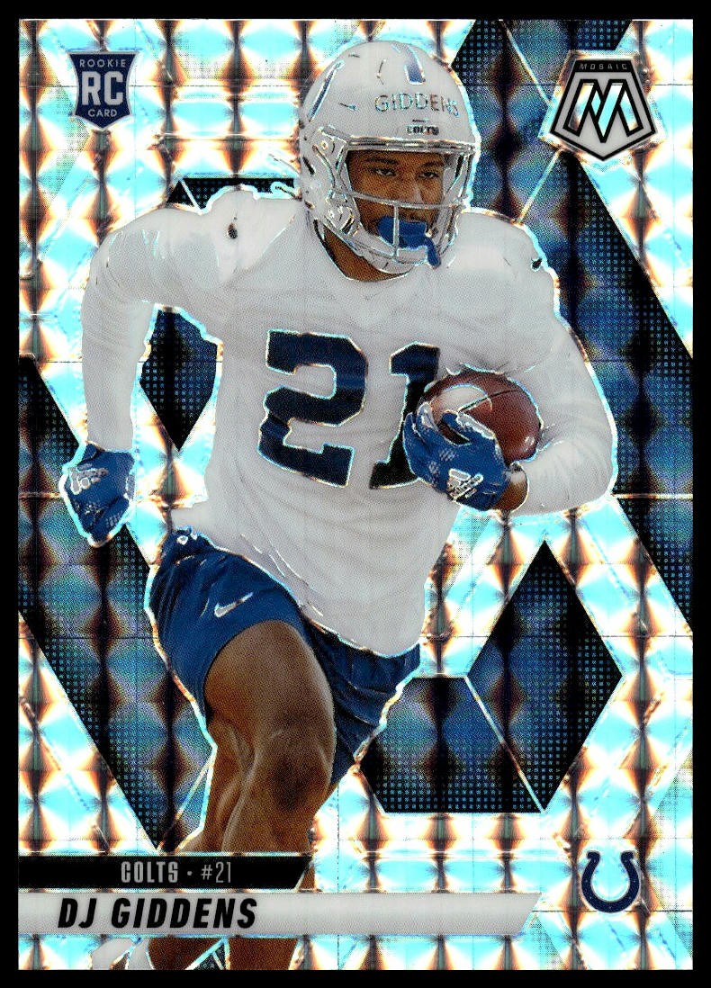 2025 Panini Mosaic #350 DJ Giddens Mosaic Rookie RC