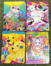 Bundle Of Four Vintage Lisa Frank Mini Notebo...