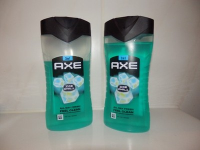 2 STÜCK     2 AXE ICE CHILL   eine Flasche voll, eine Flasche angebrochen