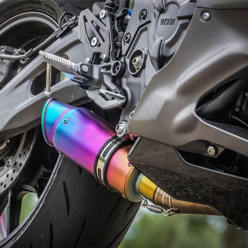 YZF R7 2021-2025 para Yamaha MT-07 sistema completo cabezal de escape tubo silenciador puntas Foto 3 de 4