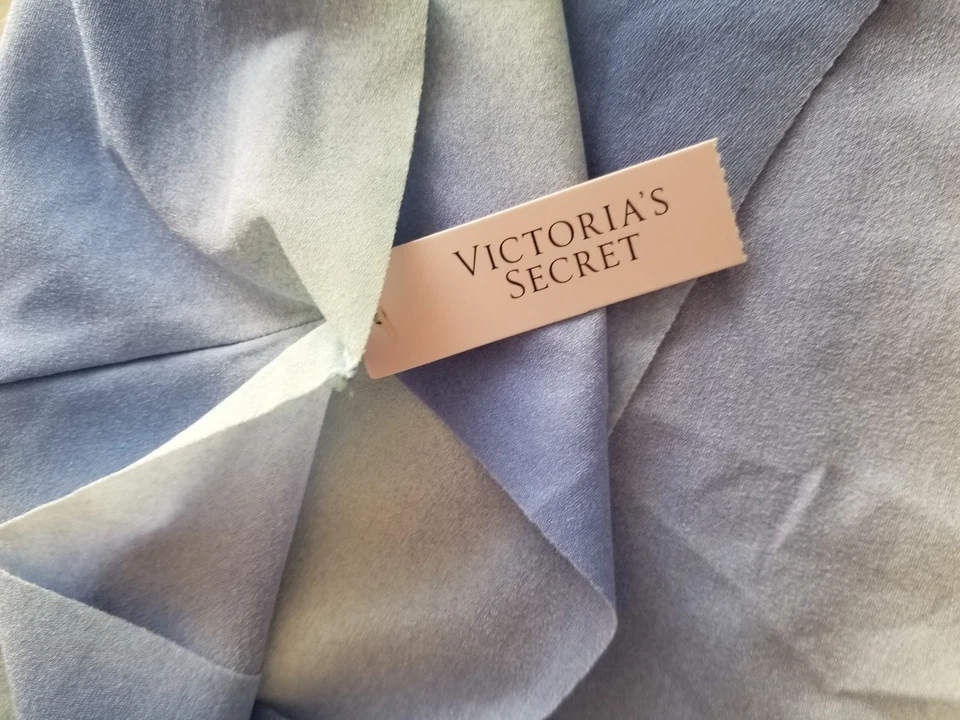 VICTORIA'S SECRET NO-SHOW CALZONCILLO MODERNO LISO AZUL OMBRE MEDIANO NUEVO CON ETIQUETAS Foto 3 de 4