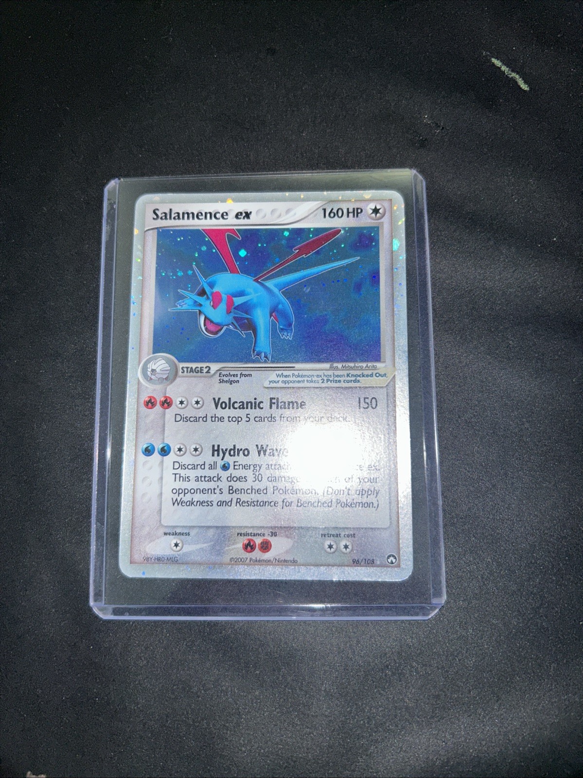 Pokémon TCG Salamence EX Power Keepers Holo Card 96/108