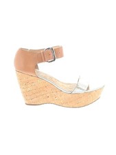 Donald J Pliner Women Brown Wedges US 9