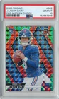JAXSON DART 2025 PANINI MOSAIC RED & GREEN CHOICE PRIZM ROOKIE RC #362 PSA 10