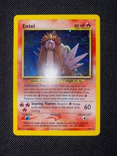 Pokemon Entei 6/64 HOLO Rare Neo Revelation ENG Vintage 2001 Tcg on eBay