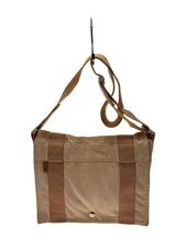 HERMES shoulder bag New Fool Tubassas PM canvas Orange with dirt Used