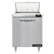 Continental Refrigerator D27N8 27" One Section Sandwich / Salad Prep Table w/...