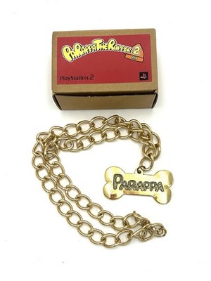 RARE Parappa The Rapper Gold Colored Large Chain Bling Bone RARE Parappa The Rapper Gold Colored Large Chain Bling Bone