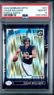 2024 Panini Donruss Optic -Rated Rookie Caleb Williams #201 Purple Shock PSA 10