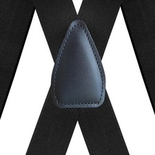 Men's Adult Braces Elastic Trousers Suspenders Belt 3.5CM Webbing Heavy Duty