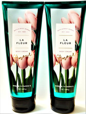 Bath Body Works LA FLEUR AMOUR Shea  Vitamin E Body Cream, 8 oz/226 g, NEW x 2