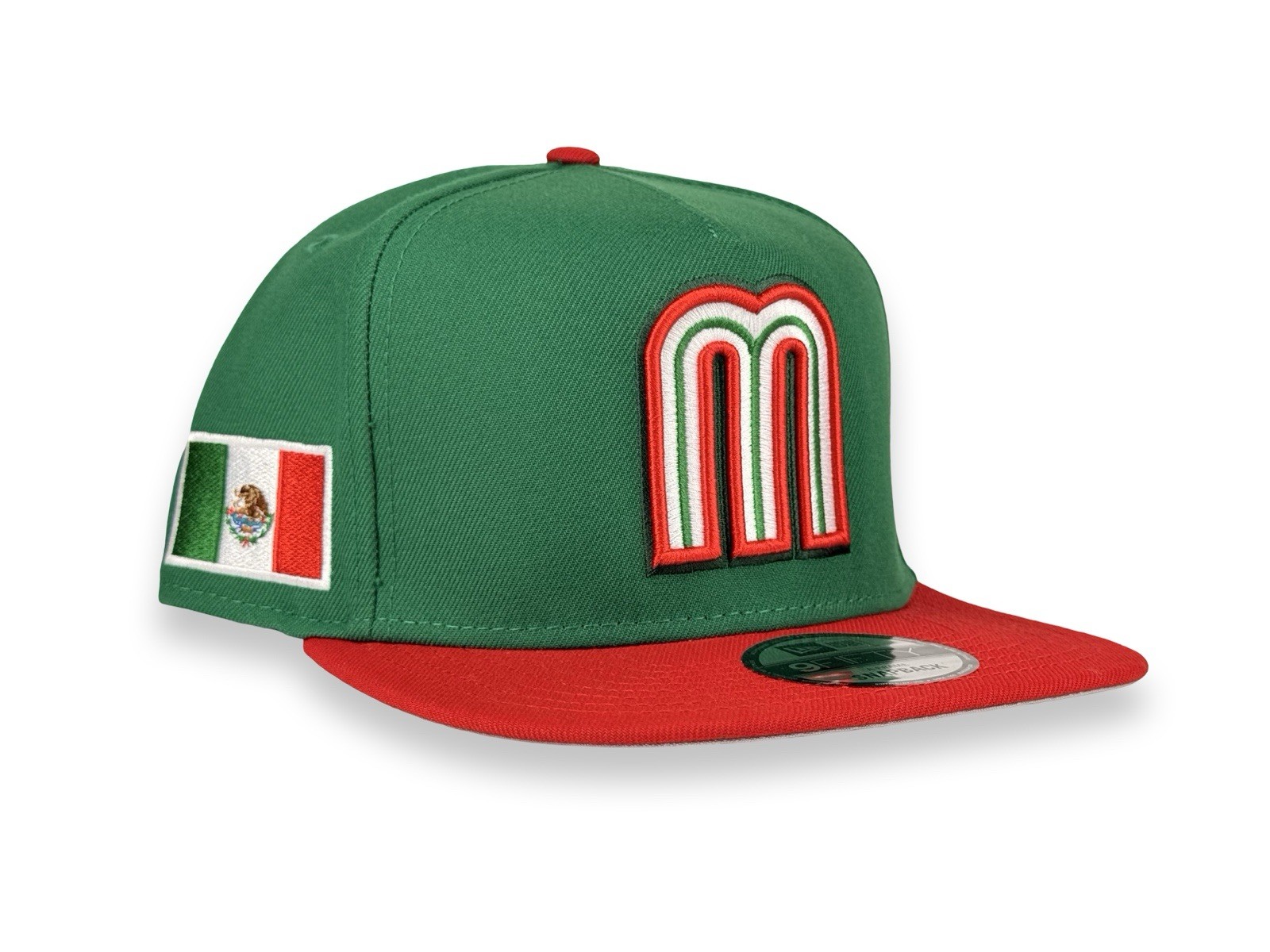 Mexico WBC Exclusive New Era Cap 9FIFTY A-Frame Snapback Hat World Cup