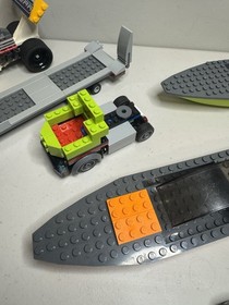 LEGO CITY: Dragster Transporter (60151)  + Powerboat 60085 & Race Boat 69254
