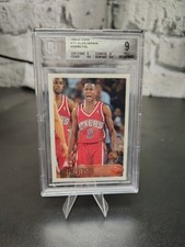 ALLEN IVERSON Rookie Card 1996-97 Topps #171 Wrong Foil Bgs 9 (9,9,9.5,9.5). rookie card picture