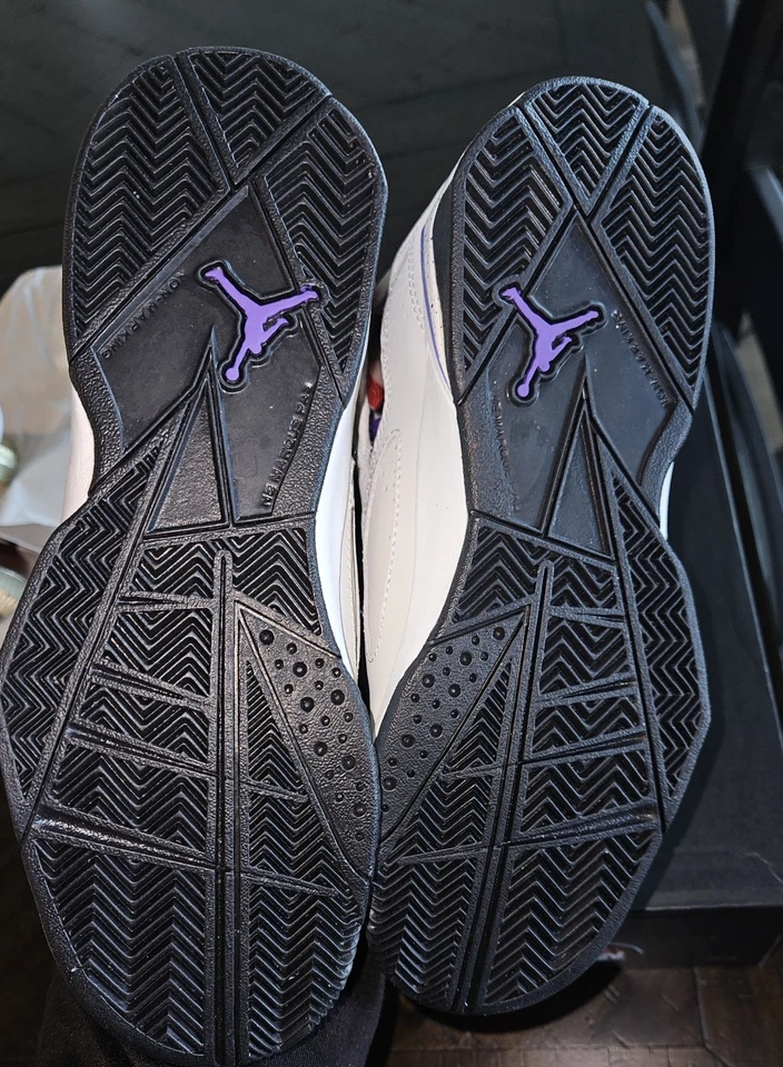 Jordan True Flight Sneakers Grey/Purple - Image 3 of 4