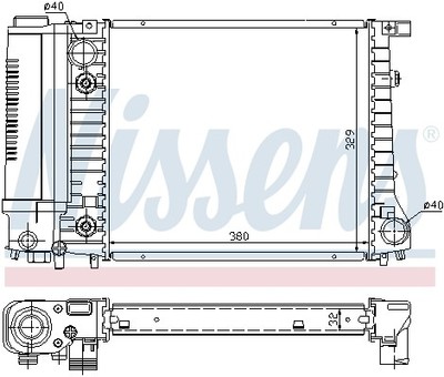 Radiatore, raffreddamento motore NISSENS 630733 - NISSENS Radiatore motore 630733 - Radiatore online a prezzi bassi...Nissens 63073A - Radiatore, Raffreddamento Motore | WhichOne