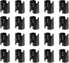 Wire Shelf Clips for 1" Post, Wire Shelving Shelf Lock Clips 20 Pairs 40 Pieces,