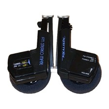 Vtg Radio Shack Realistic FM Stereo Mate Headset Radio Folds Up Model 12-144