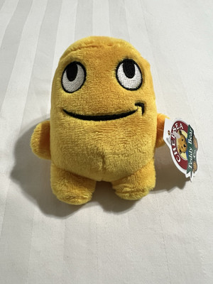 Amazon PECCY Mini Plush~ RARE~ BANANA YELLOW~ Chelsea Teddy Bear NWT 