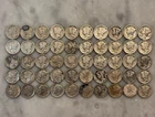 [Lot of 50] LOW GRADE 90% Silver Mercury Roosevelt Mixed Dime Full Roll