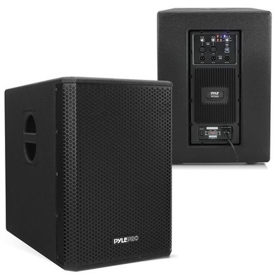 Pyle  12'' 1600W Active Powered Subwoofer Box System with Professional Design