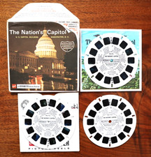 VIEW-MASTER THE NATION  S CAPITOL WASHINGTON DC GAF A794 3 REEL SET