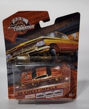 2023 Maisto 59 Chevy Impala Diecast Super Con Orange Copper Adjustable Heights