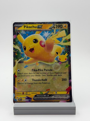 Pokemon ME: 30th Celebration #053/128 Pikachu ex