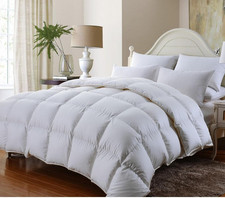 King Size Luxurious 1000 Thread Count Siberian Goose down Comforter, 100 Egypti