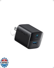 Anker USB C Charger Block, 33W 2 Port Compact Charger with Foldab