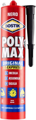 Bostik Poly Max Strong Black Fast Camper Car Glass Metal Sealing Glue