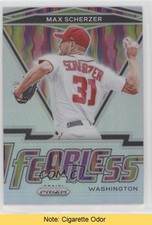 2021 Panini Prizm Fearless Silver Prizm Max Scherzer #FR-20 READ 0pa7