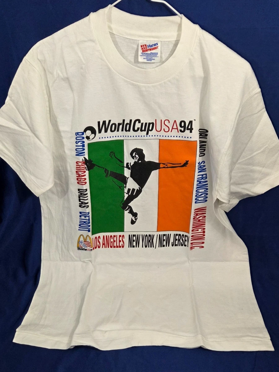 Vintage 94 McDonald's World Cup USA Hanes Heavyweight Med T-Shirt