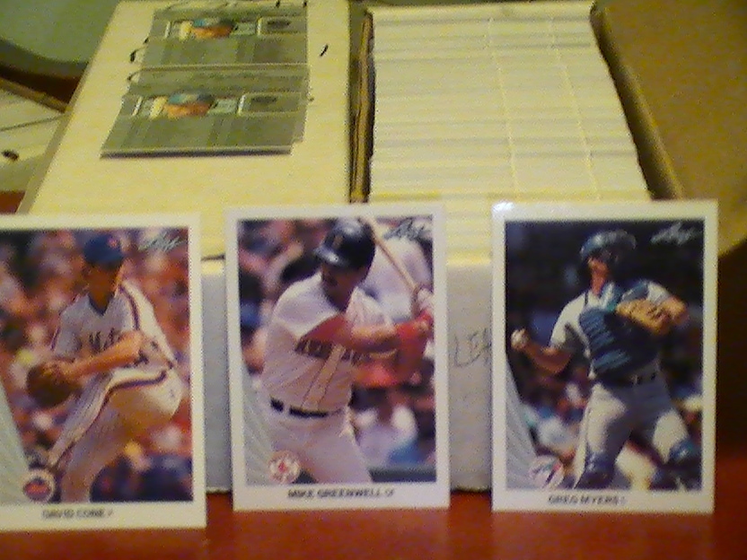 1990 Leaf baseball pick 20 finish your set ex-nm
