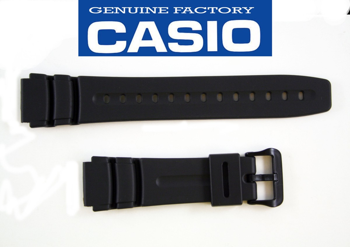 Genuine Casio Watch Band 19mm Black DW-290 AD-300 AW-42 AW-506 DW
