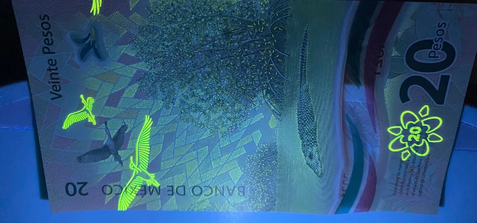 Mexico, 20 Pesos, 2021-2023, Polymer, P-New UNC Commemorative Independence - image 2 of 2