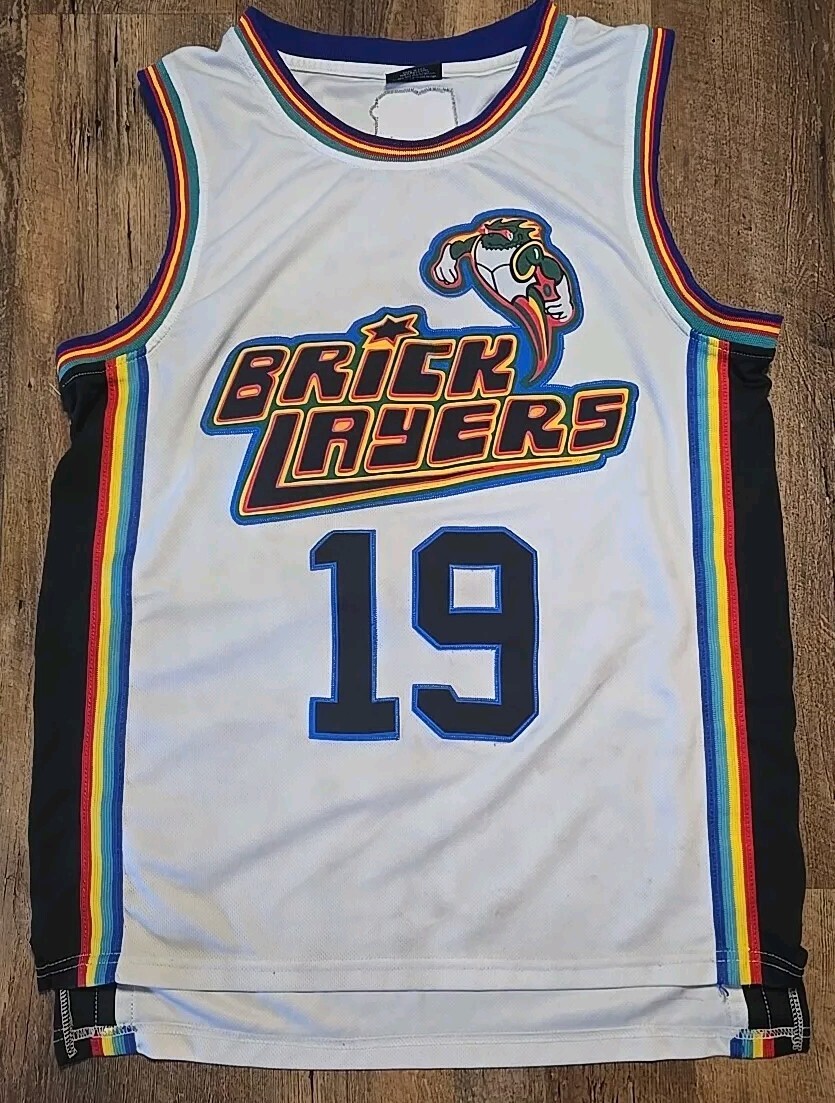 1996 MTV Rock N Jock Basketball Aaliyah #19 Brick Layers Jersey