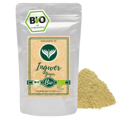 BIO Ingwer Pulver | Ingwerwurzel gemahlen 500g