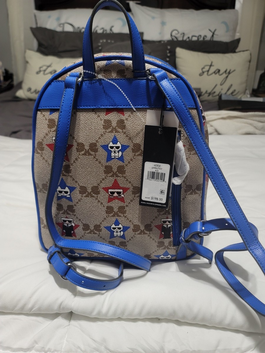 Karl Lagerfeld Paris Adele Backpack With Charm MSRP $198 NWT  display picture 2