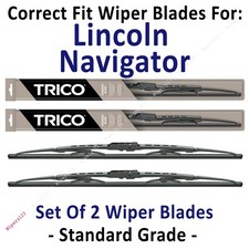 Wiper Blades 2-Pack Standard Wipers - fit 1998-2007 Lincoln Navigator - 30200x2