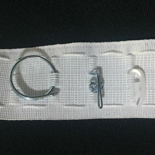 PENCIL PLEAT 50mm CURTAIN HEADING TAPE 3 pocket 2 Cord Gather 2" Header Drapery - Picture 6 of 6