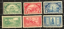 US Stamps - 614-619 - MNH - Premium Set - SCV = $75.00